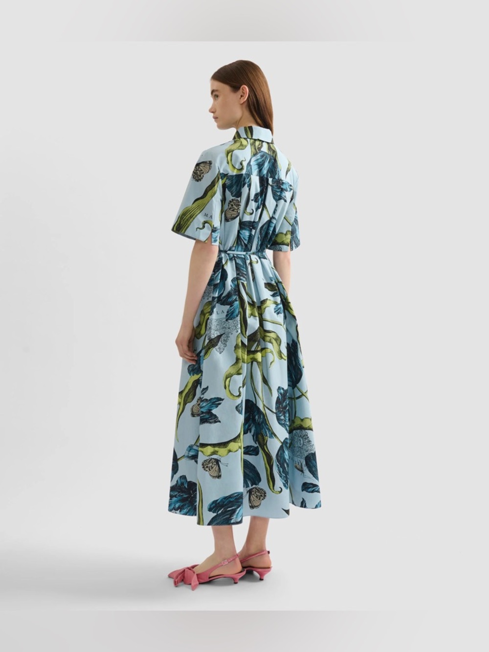 ERDEM FLORAL PRINT SHIRT DRESS - Picture 10 of 16